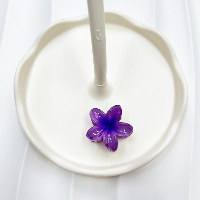 Europäische & Amerikanische Frangipani 4cm Strandurlaub Mode Haarspange