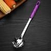 Stainless Steel Spatula Kitchenware Set for Household Kitchen Double-color Handle Stir-frying Spatula Cooking Soup Spoon, Large Strainer
