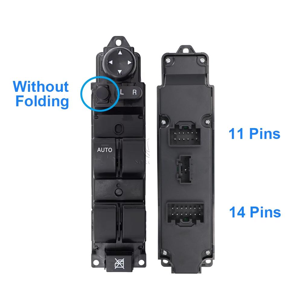 

SORGHUM DF73-66-350B DF7366350B For Mazda 2 M2 2007-2013 Electric Power Master Window Lifter Control Switch Button Mirror Switch DF73-66-350B