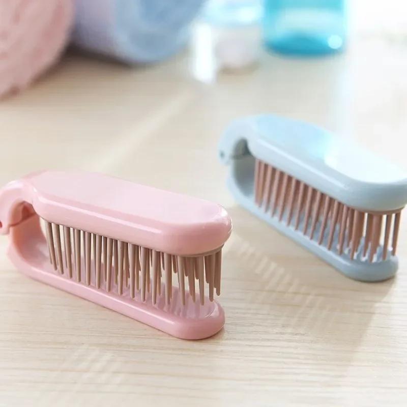Air Cushion Hair Styling Comb Mini Folding Comb Women Portable Compact Comb Ins Cute Students Anti-static Massage Hair Brush