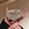 Zircon Diamond-Set Grid Bracelet: Elegant, Luxurious Niche Design for Women
