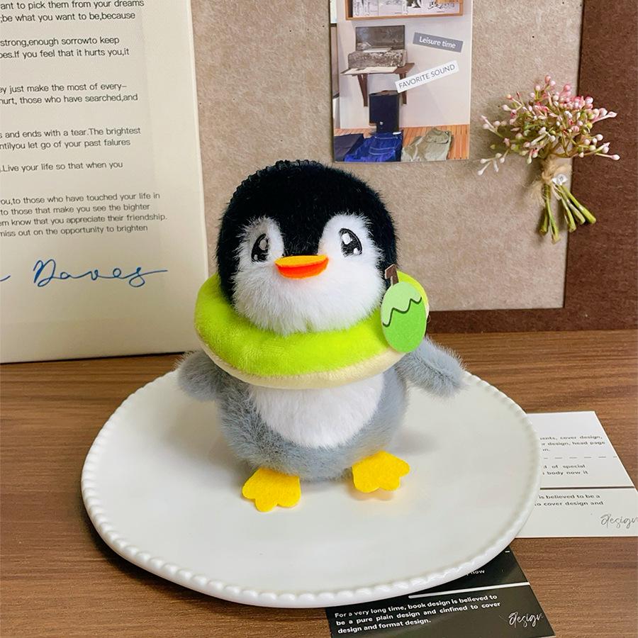 Penguin Plush Taiyaki Keychain and Bag Charm