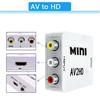 RCA AV to HDMI-compatible 1181P Converter AV/CVBS L/R Video Composite AV Box NTSC PAL Support 1911*1181 For PC HDTV Projector