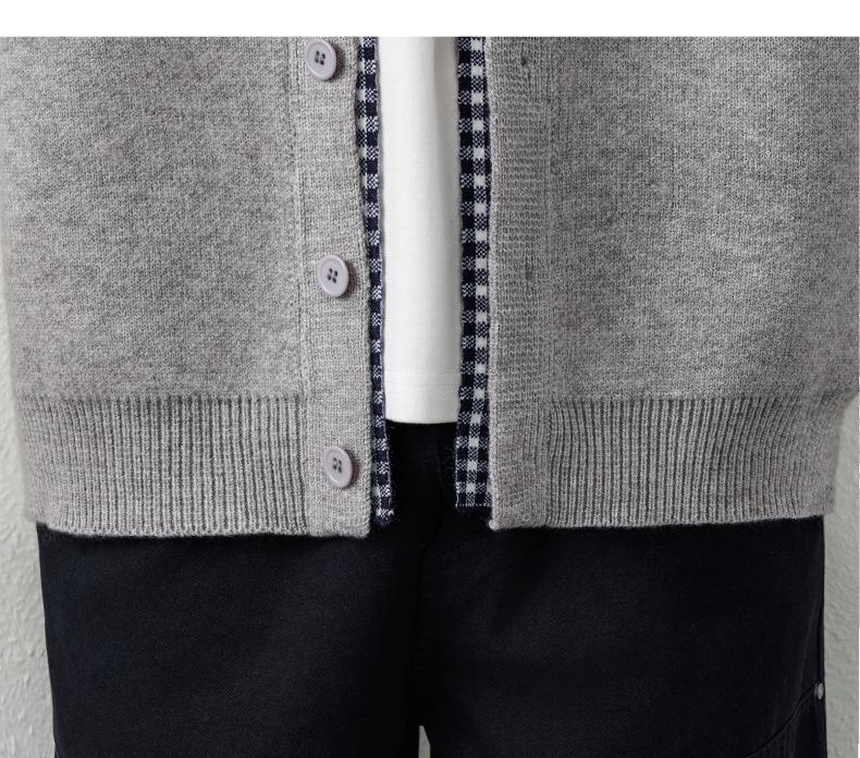 Men's Retro Autumn/Winter Button Cardigan – Trendy High-End Knitwear