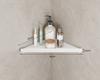 Bathroom Corner Storage Rack Punch-Free Toilet Alumimum Organization Storage Shelves for Wall Toiletries Shower Accessories New