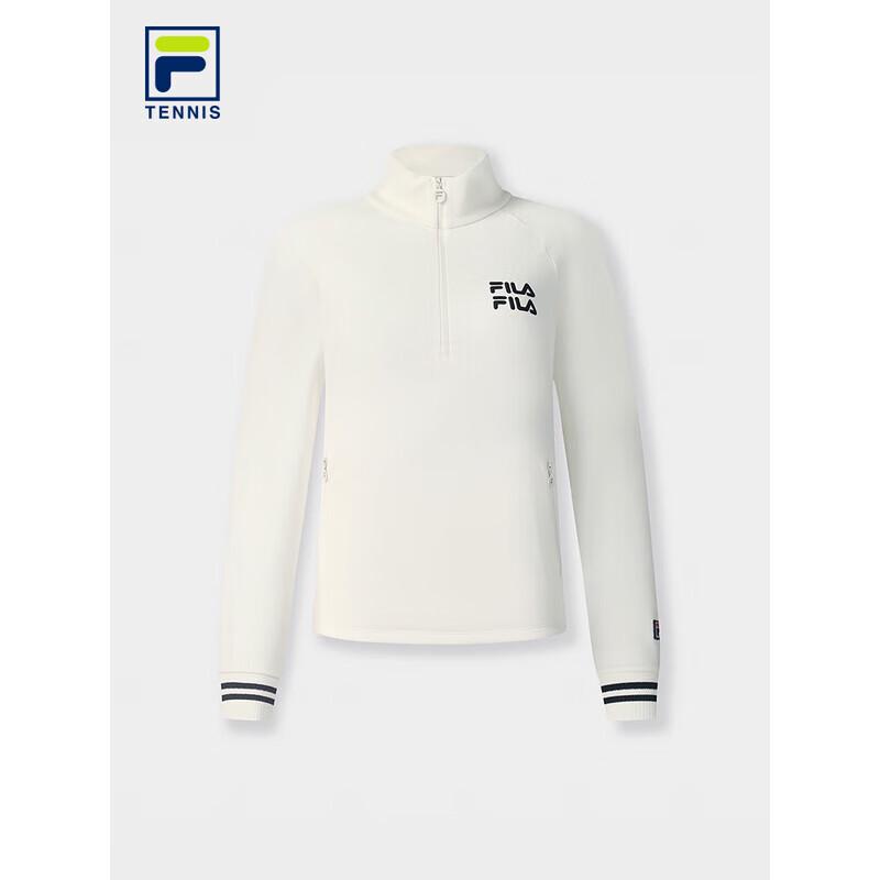 FILA Women s 2025 Autumn Tennis Knit Pullover Sweatshirt M