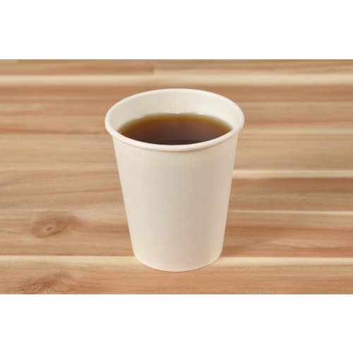 Strix Design Paper Cups, 100-Piece Set, White, 160ml Capacity, Disposable, Commercial Use, Slightly Smaller, Suitable for Hot and Ice Drinks, DR-505
