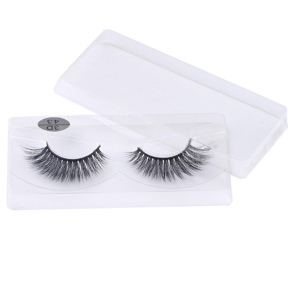 3D Faux Mink Fur False Eyelashes - Single Pair Packaging