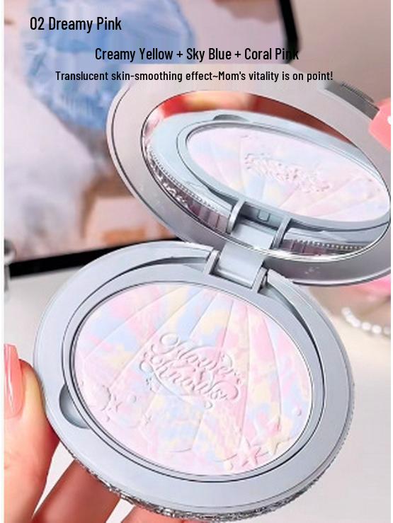 Flower Knows Pearl Satin Blush, Lip Glaze, Eyeshadow, Highlighter, Under-eye Pen, Perfume, Color Correcting Emulsion.