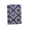 [Masur] Bandana Pattern Furoshiki 100cm Paisley Three Width 100% Cotton Made In Japan Large Western Pattern (Navy)