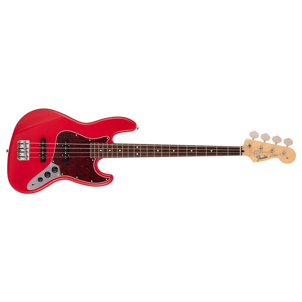 Made In Japan Hybrid II Jazz Bass, Rosewood Fingerboard, Modena Red Electric Bass