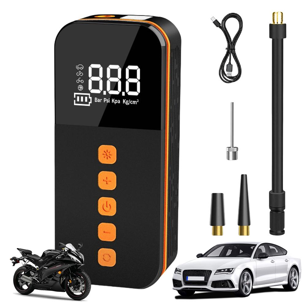 

150PSI Digital Tire Inflator with LED Light Cordless Tire Pump Portable Air Pump