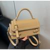 Fashion small square bag handbag women's new high-end texture shoulder bag fashion simple messenger bag
