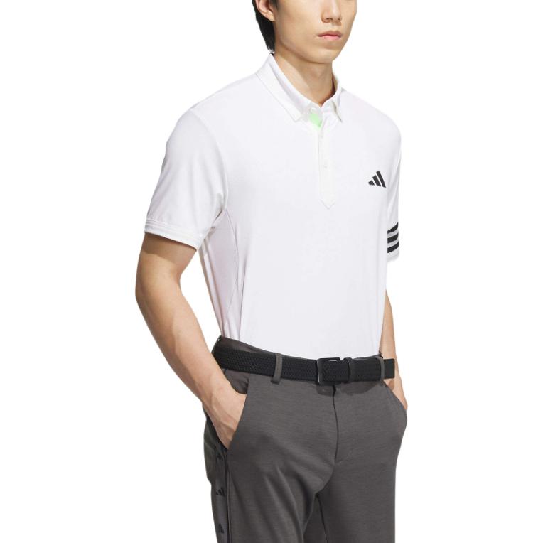 adidas Aeroready Color Block Short Sleeve Polo Shirt Men Polo Shirts White IN9058