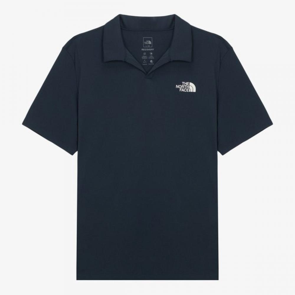 The North Face Nt7pS10b Men S Recovery Short Sleeve Polo Navy NAVY/095