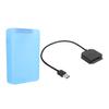 SATA USB 3.0 Adapter 2.5in 3.5in SSD HDD Hard Drive Cable Computer Accessories Protection Box(Blue )