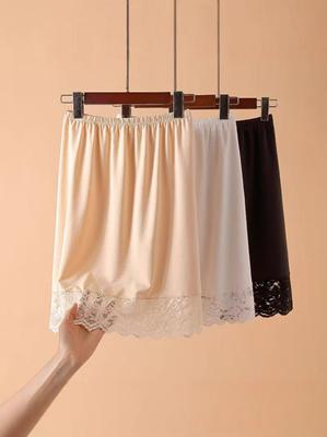 Gonna Svasata in Pizzo Anti-Trasparenza - Gonna Base a Mezza Lunghezza da Donna