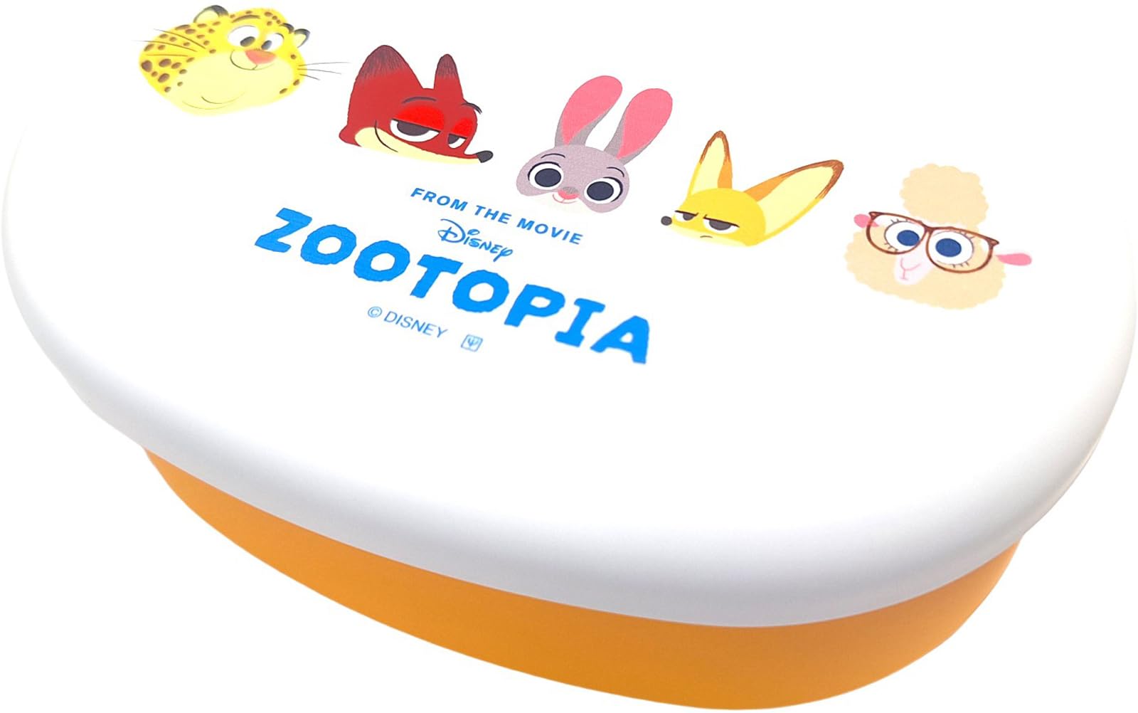 

YAXEL Disney Овальный Ланч Бокс Zootopia 14116 Одноярусный, 480мл, Лицо, белый