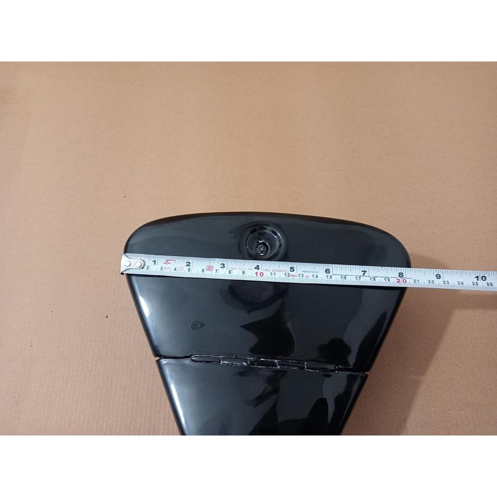 VINTAGE BSA,ARIEL TRIANGULAR TOOL BOX BLACK PAINTED STEEL |Fit For