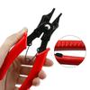 1Pc 4 in 1 Professional Flexible Head Circlip Plier Snap Ring Pliers Set for Retaining Clip Maintenance Wire Stripper