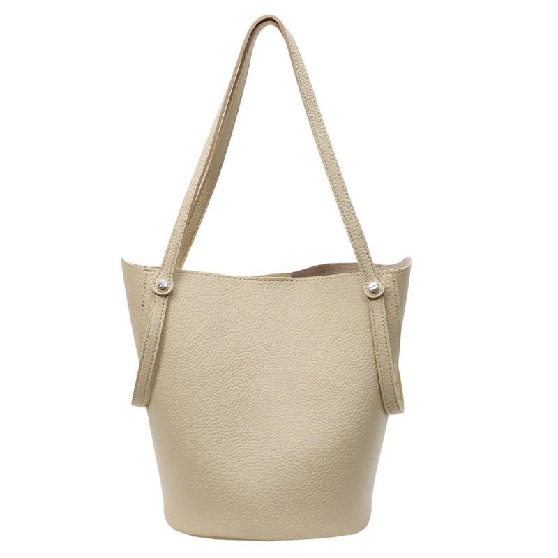 

Wholesale fashion 2025 new bucket bag simple versatile shoulder women s bag mother bag large capacity messenger bag жовтий