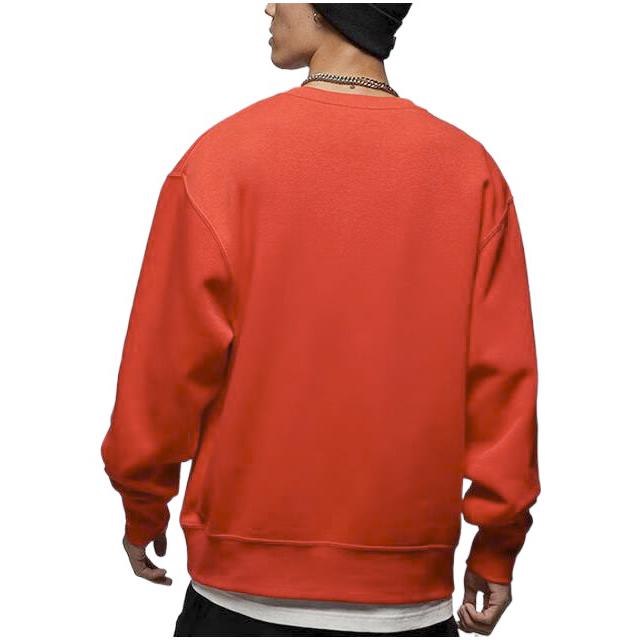 Jordan Logo Print Crew Neck Sweatshirt Men Tops Red FD9938-671
