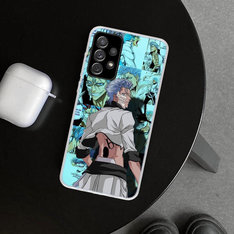 Grimmjow 6 Bleach Phone Case Cover for Samsung Galaxy A12 A22 A32 A52 A72 A02S A51 A50S A31 A20S A10S Note 20 Ultra 10 Plus Gala