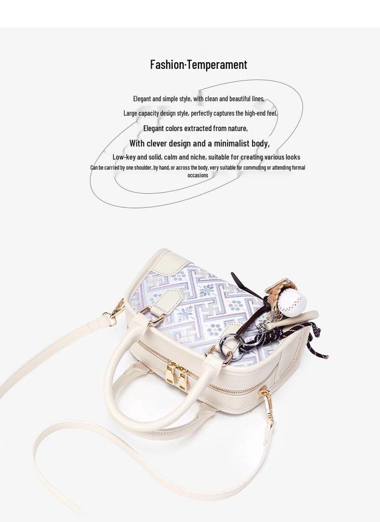 Guangxi Zhuang Brocade Women's Crossbody: 2026 New Style, Versatile Chinese Fashion Shoulder Bag