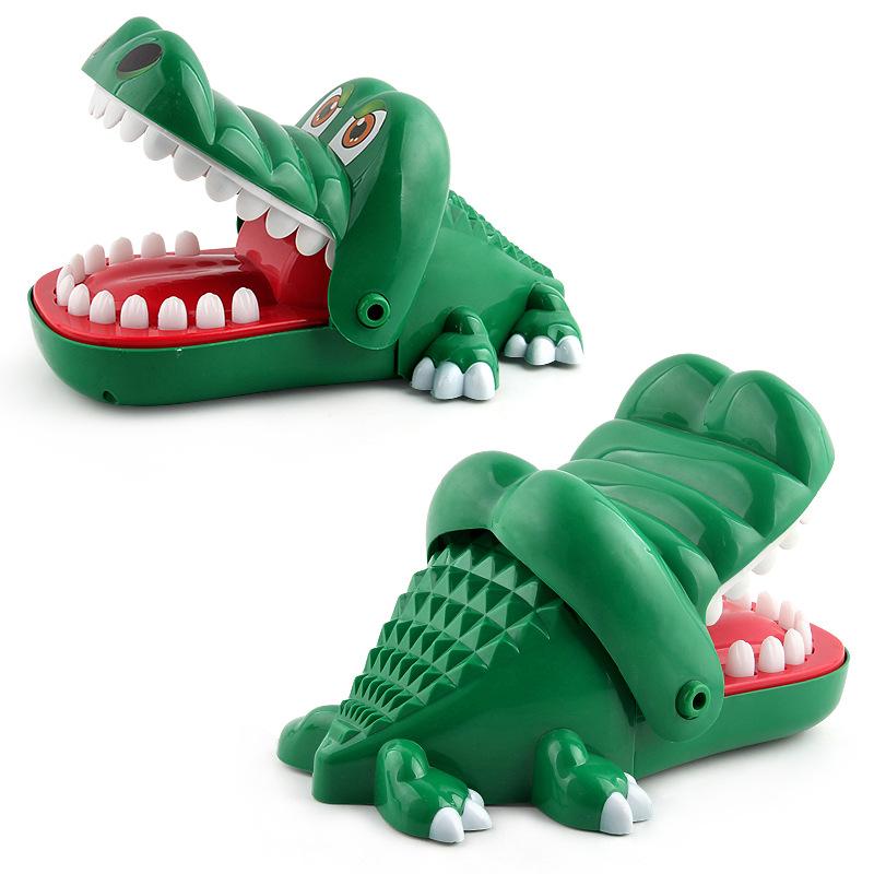 New Strange Bite Crocodile 13 Particles Trick Toy Truth Or Big Adventure Game Party Interactive Toy