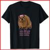 Klippschliefer Zurückhaltend Achtsam Und Niedlich Schwarzes Baumwoll-T-Shirt S-5XL
