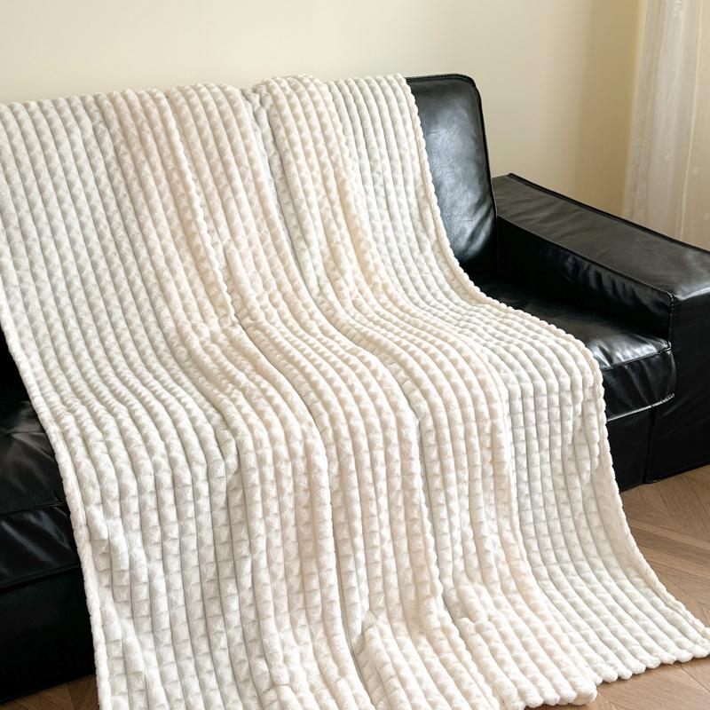 Ganzjahres Karom Flanell Decke Weich Leicht Kunst Kaninchenfell Überwurf für Sofa Bett Einzel Doppel Warm Plüsch Bettüberwurf