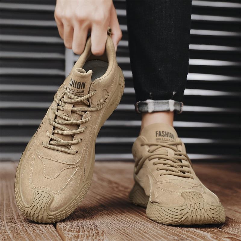 Mode Casual Sneakers Loafers Plattform Sportskor Casual Skor Ankelstövlar Herr Sneakers Sport- och Fritidsstövlar Vinter Herr Rund Tå