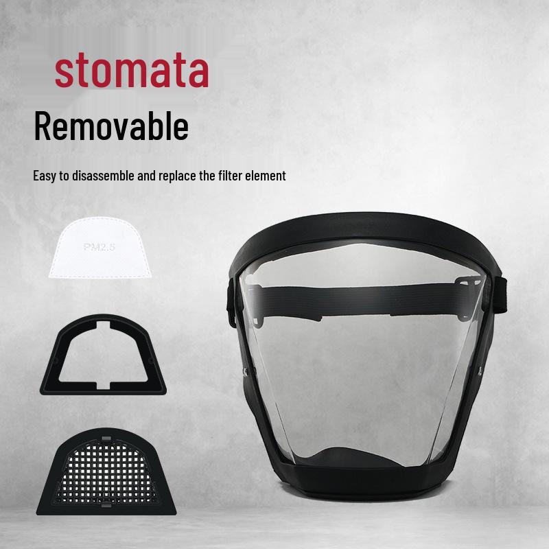 High-Definition Transparent Anti-Droplet Dustproof Protective Face Shield Goggles for Cycling