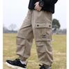 Boys trousers new waterproof trousers middle and older children mountaineering rushing trousers fashion trend trousers