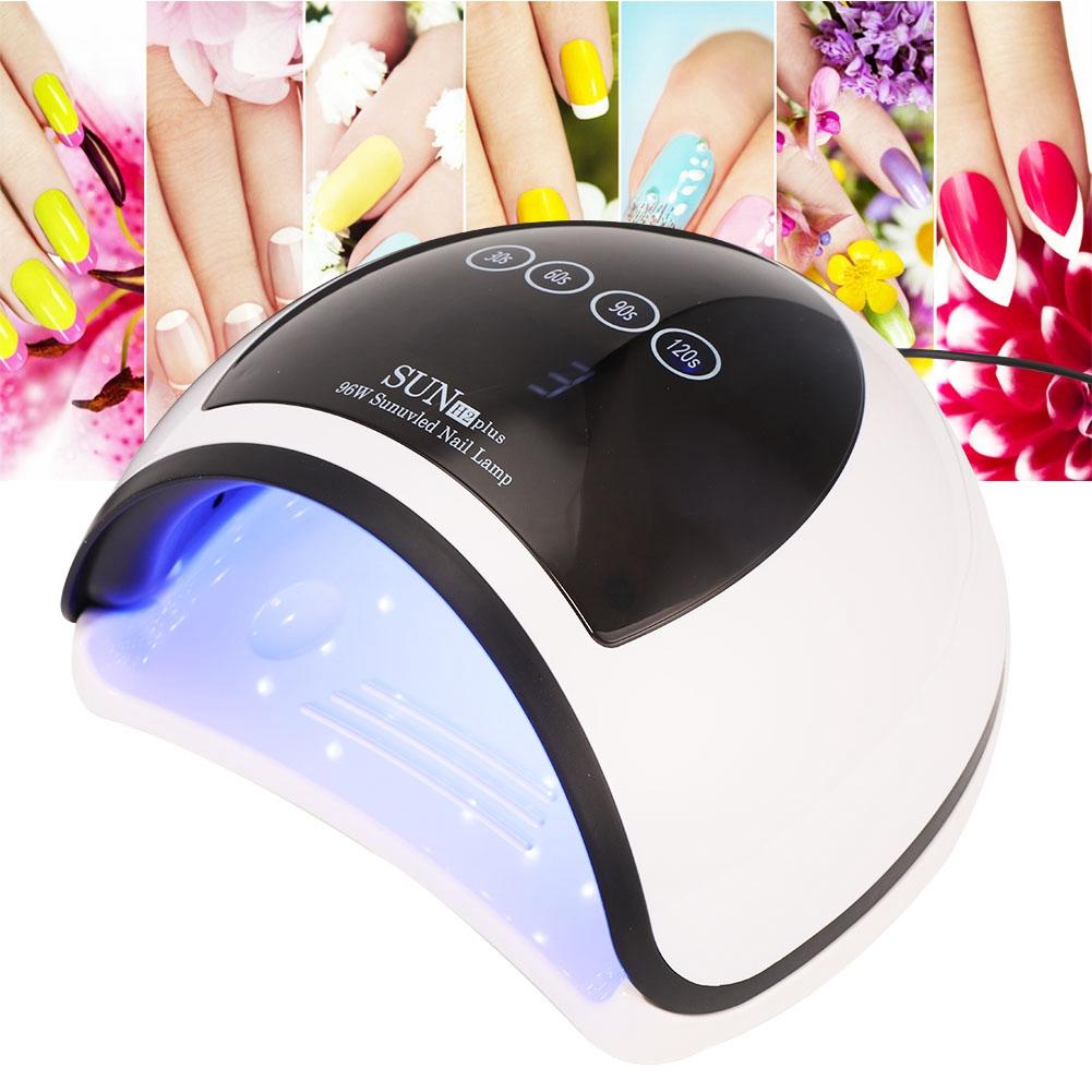 96W Nail Art LED Lamp Dryer UV Gel Nail Polish Dry Machine Drying Tool