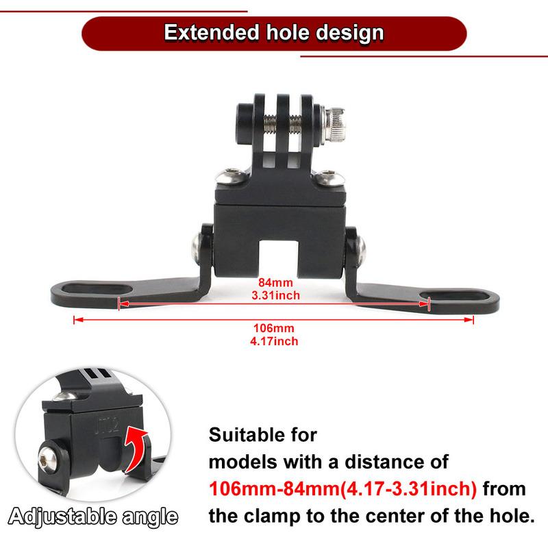 Handlebar Clamp GPS Mount Navigation Bracket Holder For Triumph Tiger SpeedTriple Street Triple Thunderbird Bonneville Scrambler