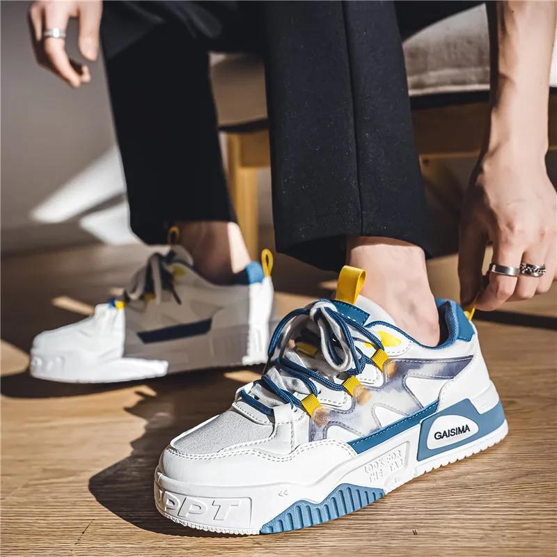 New High Quality Men's Sneakers Zapatos Para Hombres Trend Casual Board Shoes Lightweight and Comfortable Running Shoes