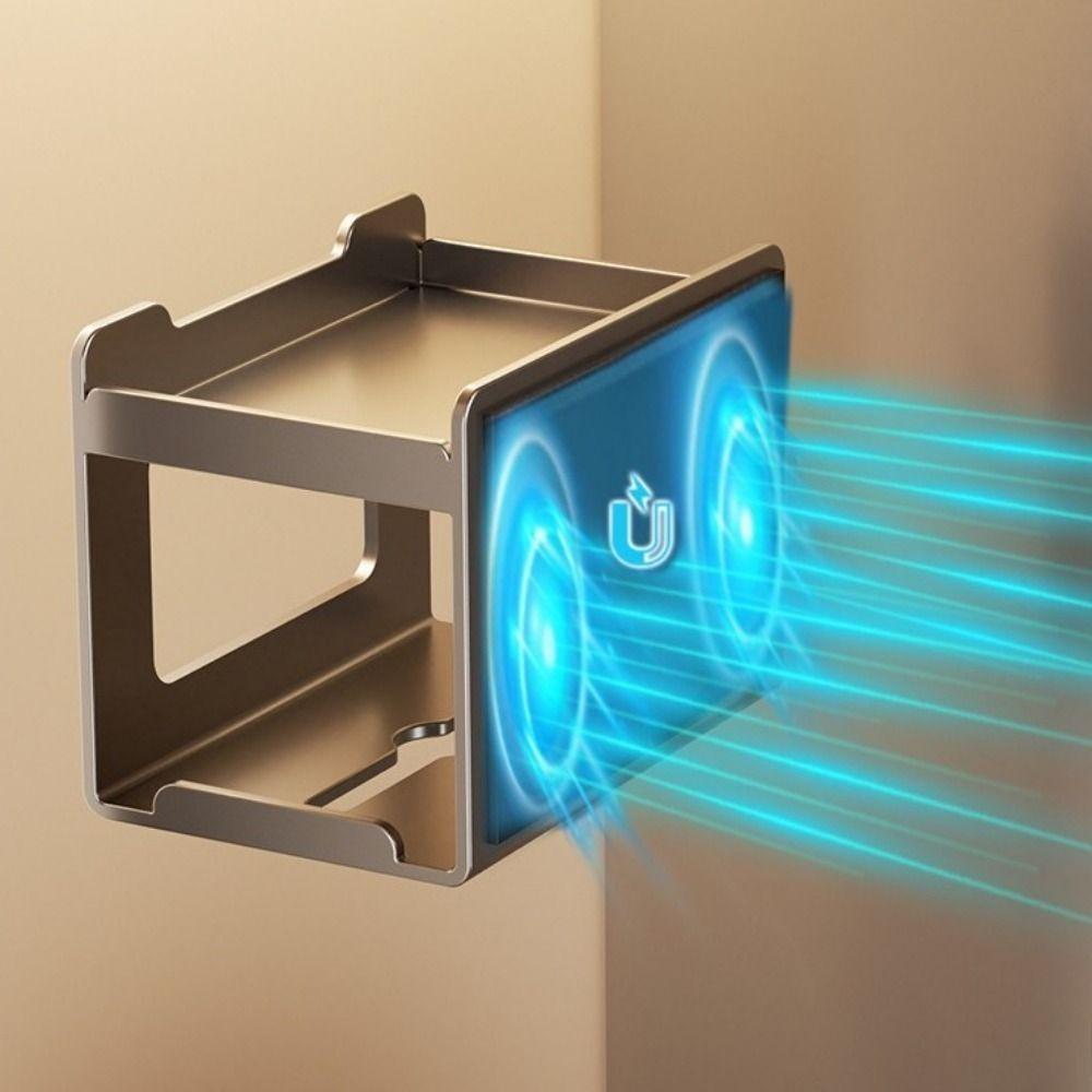 Carbon Steel Magnetic Storage Box Punch Free Facial Towel Storage Rack  Kitchen