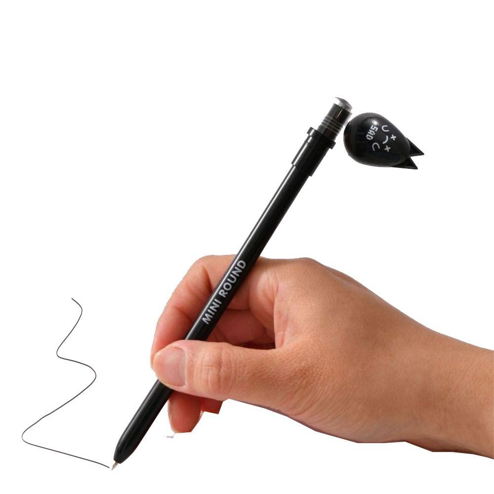 Student Stationery Magnetic Suspension Pen Portable Long Pen Cap Gel Pens