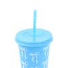 1Pc 710Ml Kawaii Bow Reusable Party Cups With Straw Lid Coffee Juice Tea Cute Tumbler With Straw Plastic Cups Summer Gifts