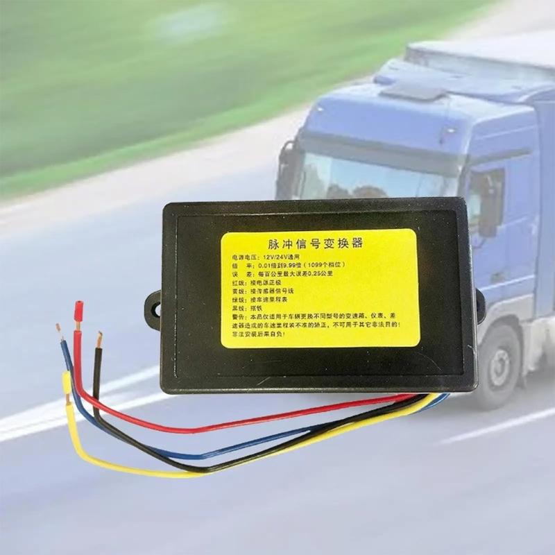 Speed Ratio Corrector Easy Installation Speed Ratio Adjuster Odometer Corrector for Car and Trucks with Pulse Technology