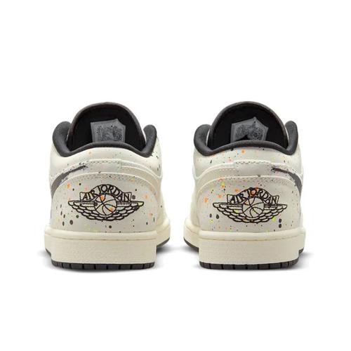 Air Jordan 1 Low Brushstroke Swoosh - Paint Splatter DM3528-100