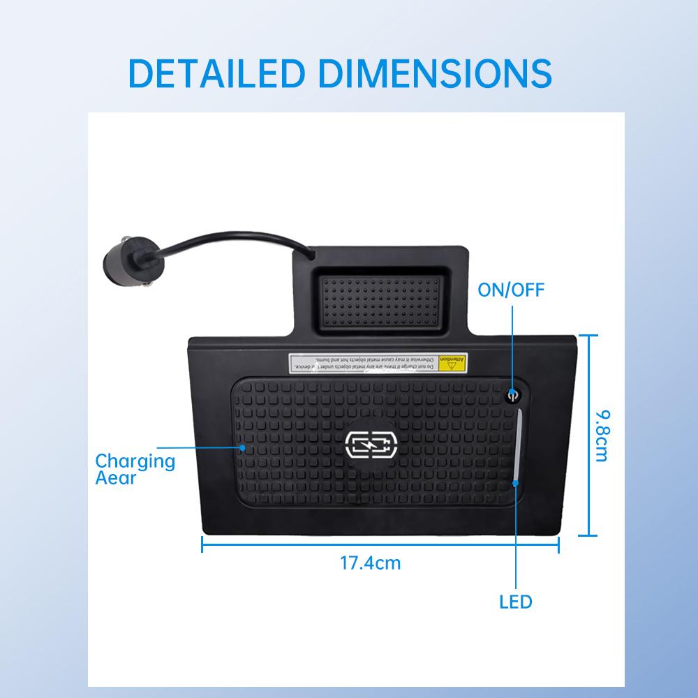 For Benz A-Class W177 W247 A180 A200 AMG A35L B-Class B200 GLA GLB CLA 2019 2020 15W fast Car Wireless Charger cars accessories