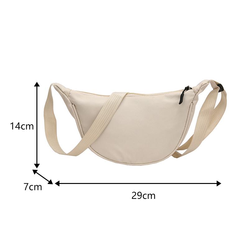 Modische Unifarbene Schultertasche im Knödel-Stil für Damen Tasche für Damen Koreanischer Stil Vielseitige und Verstellbare Umhängetasche