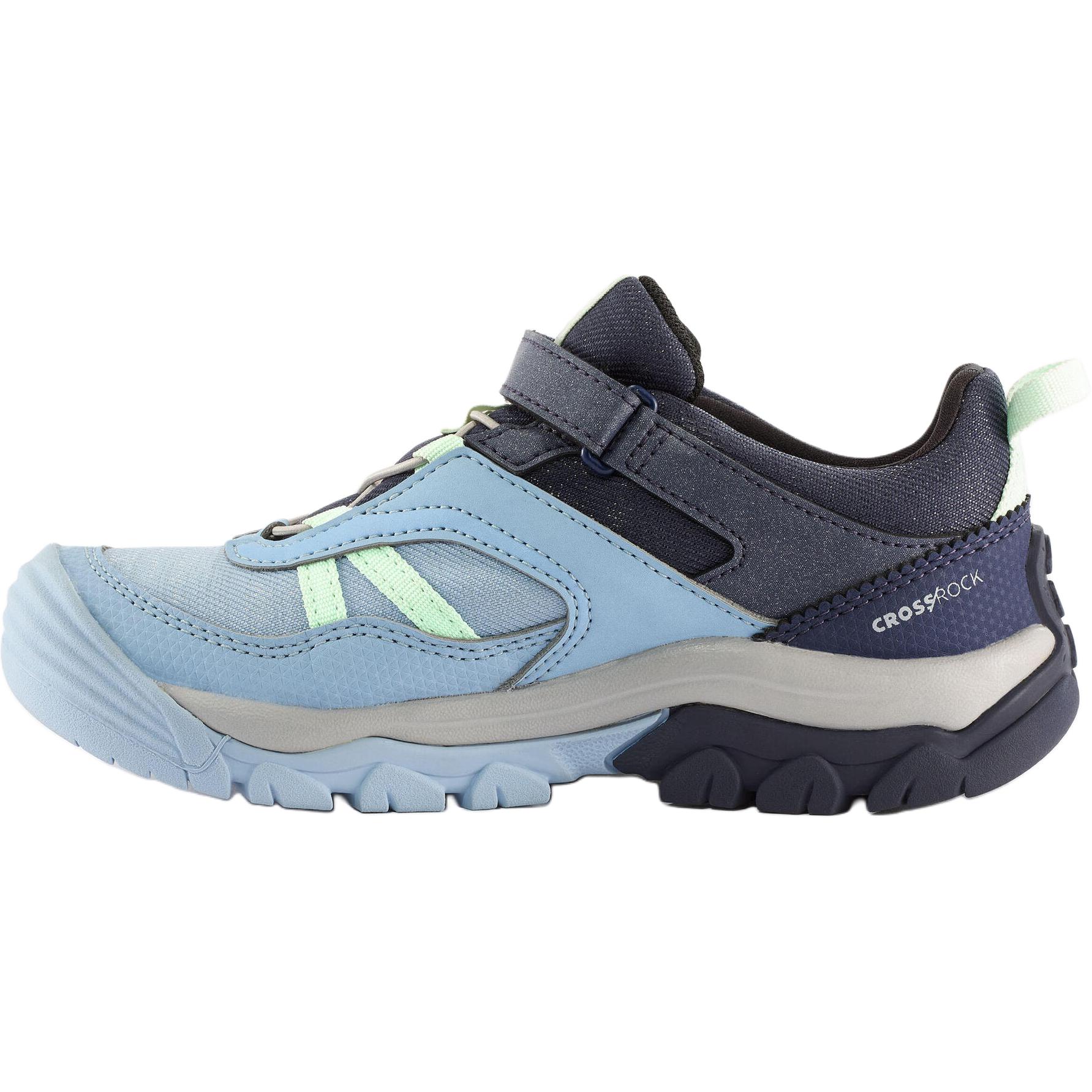 

Decathlon CROSSROCK Теплые Походные Нескользящие Ударопрочные Износостойкие Низкие Уличные Ботинки Светло-голубые Детская Модель 28 светло-синий