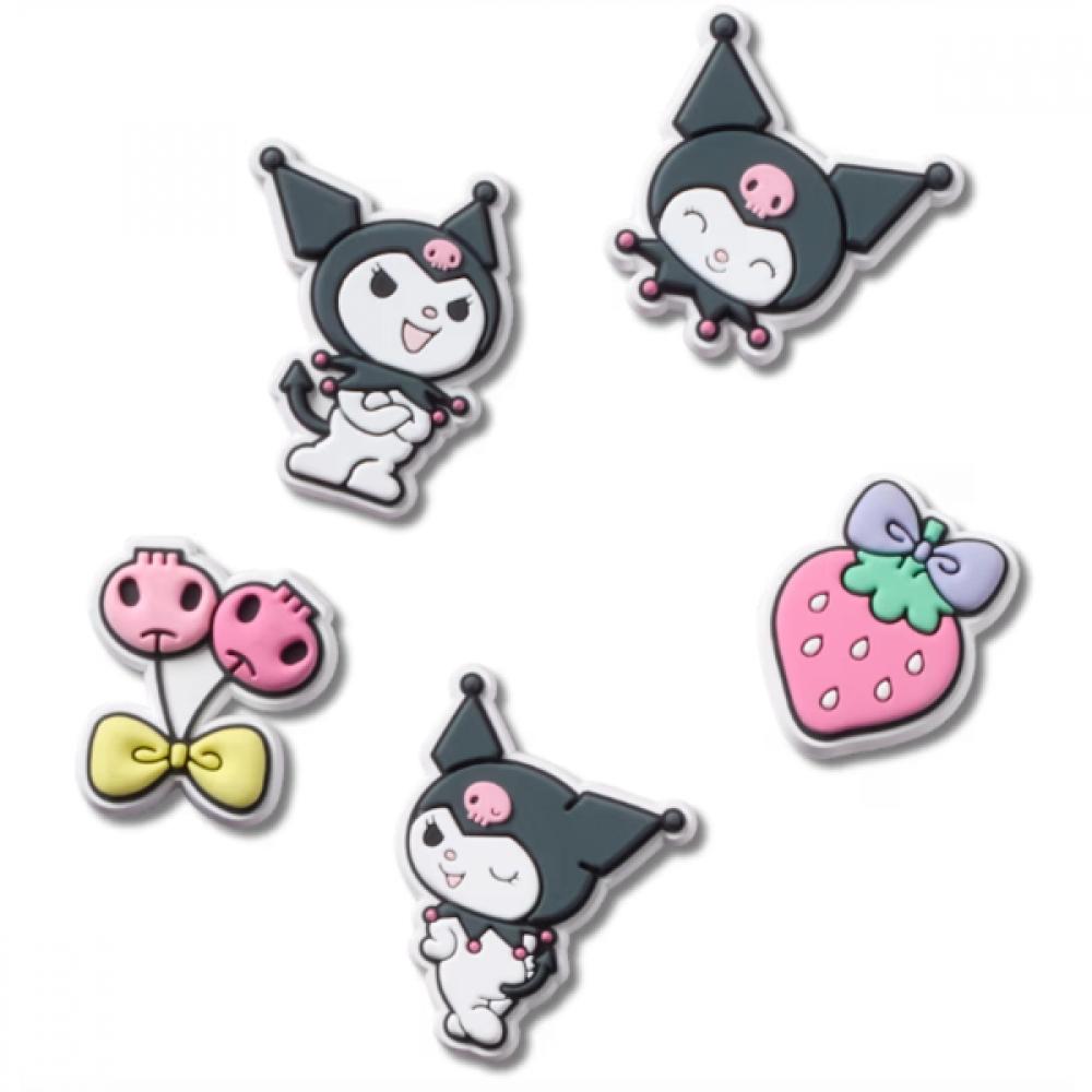 Crocs Sanrio Kuromi Джиббитс Набор из 5 штук FREE