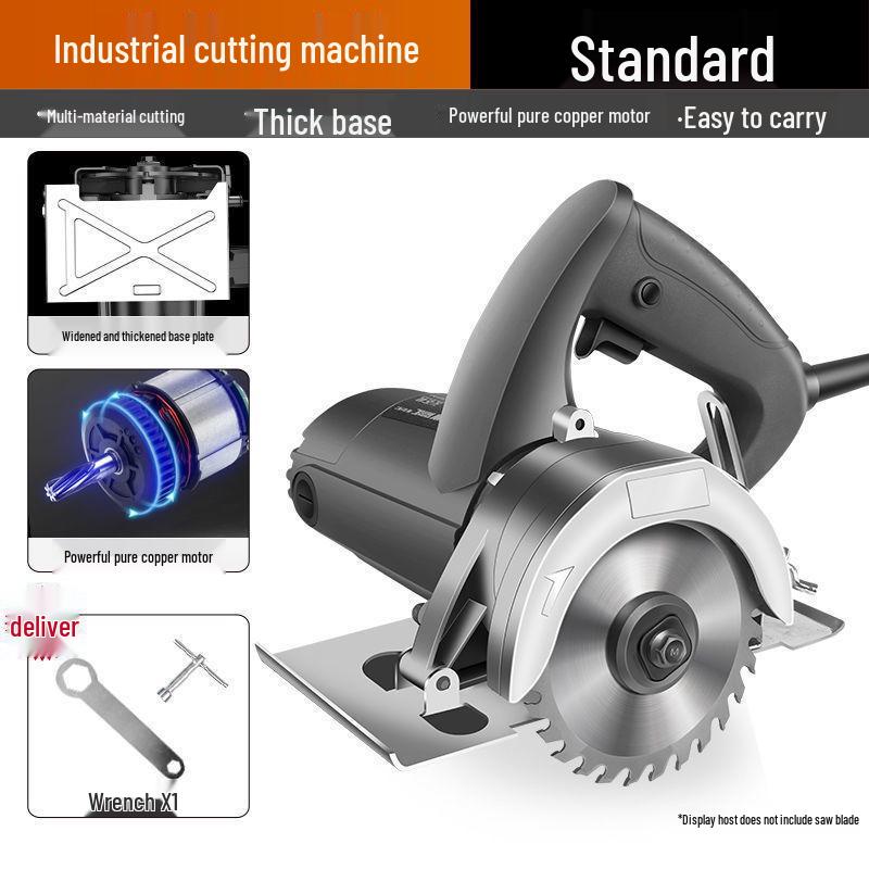 Versatile Portable Electric Saw for Marble, Stone, Tile, and Woodcutting