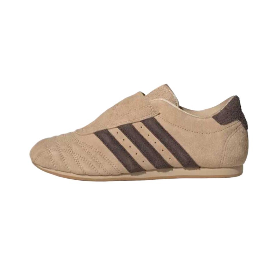 Adidas Taekwondo Comfortable Versatile Simple Fashion Shock Absorption Non-Slip Durable Low-Top Training Shoes Women Sneakers Brown JQ3606