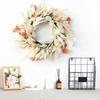 Artificial Ear of Rice Wreath Thanksgiving Holiday Wreath Artificial Flower Wreath for Door Hallway Garden Farmhouses