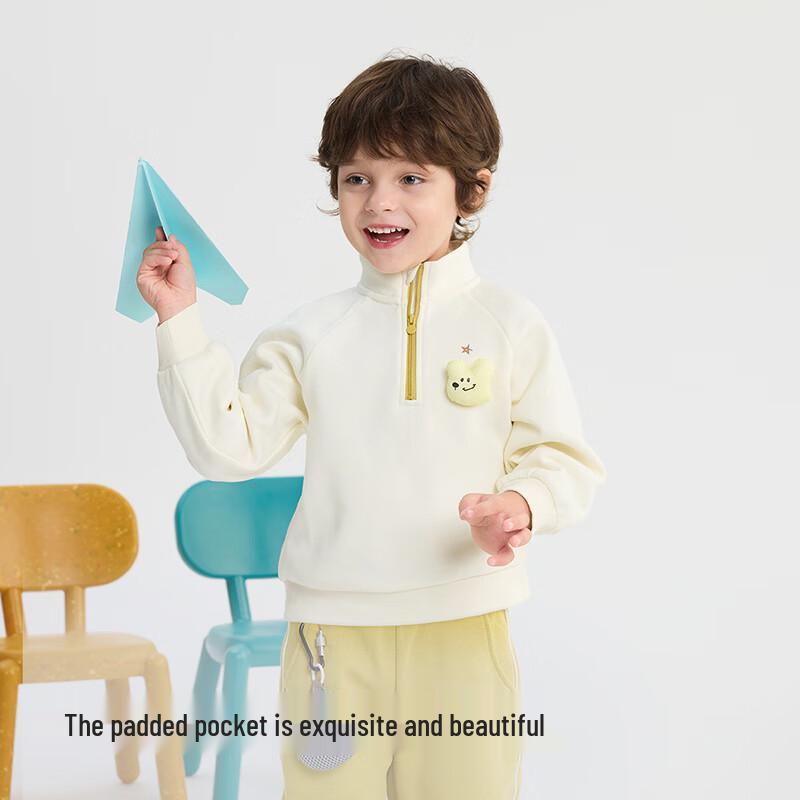Balabala Kids' Winter Fleece Sweatshirt & Pants Set